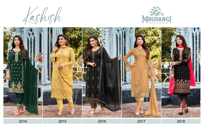 Mrudangi Kashish 2014 Series Heavy Festive Wear Georgette Designer Salwar Kameez